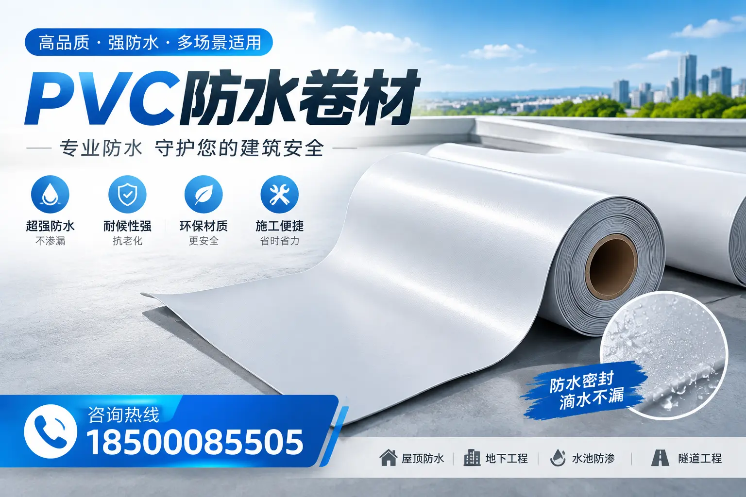 PVC防水卷材的市场竞争分析,芜湖品牌选择参考